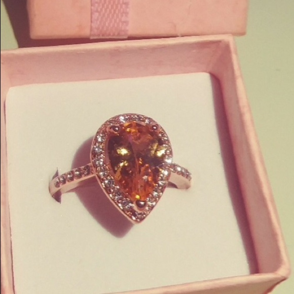 🌺Rose Gold Morganite ring set - Picture 4 of 7